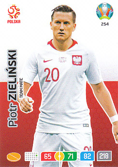 Piotr Zielinski Poland Panini UEFA EURO 2020#254